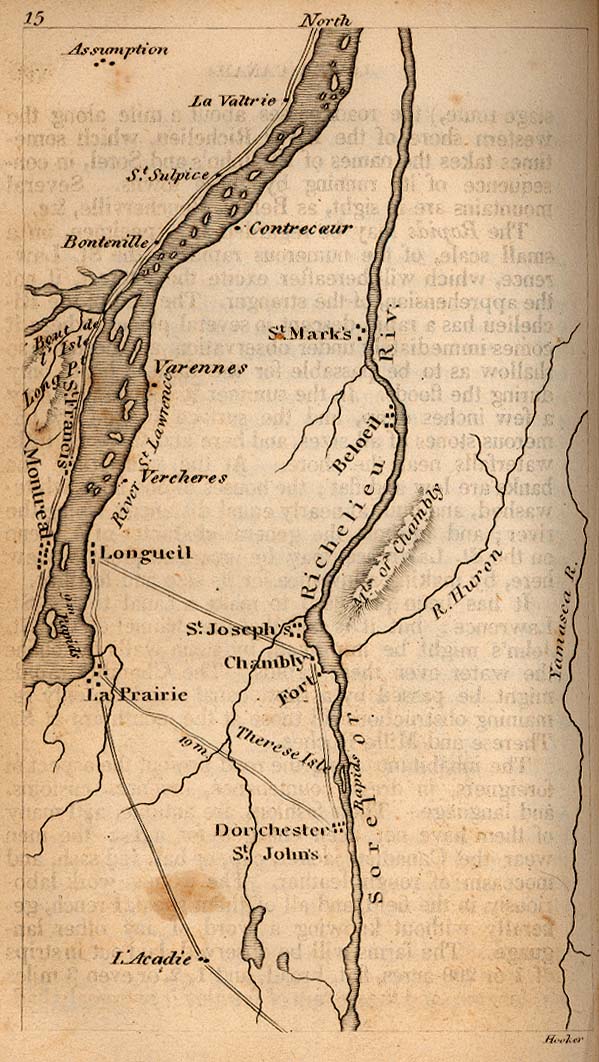 Lower Canada Map 1830