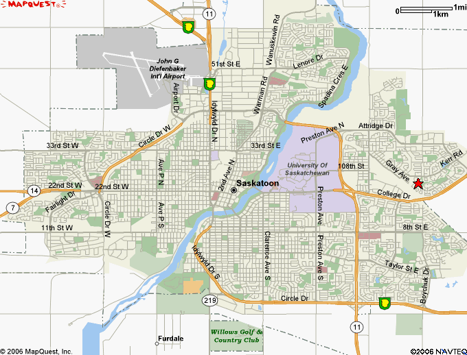 saskatoon map