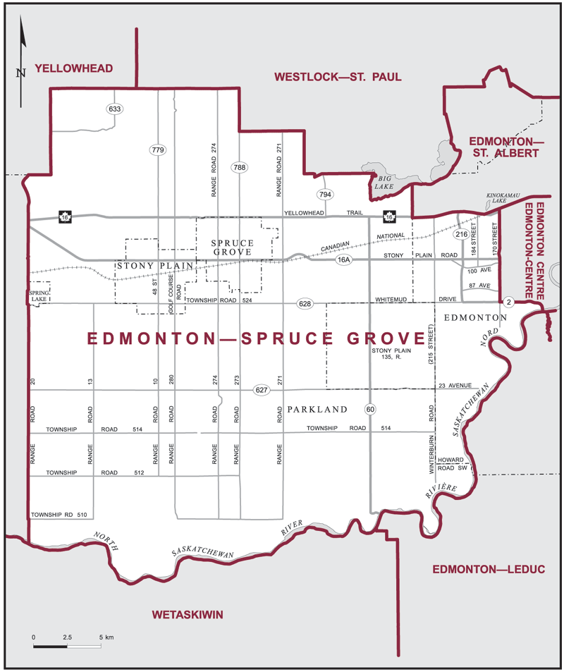 Spruce Grove map