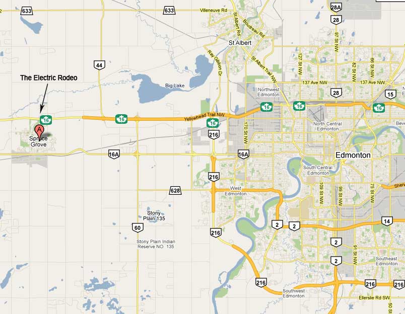 Spruce Grove map