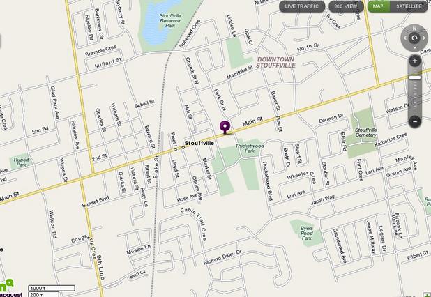 Stouffville map