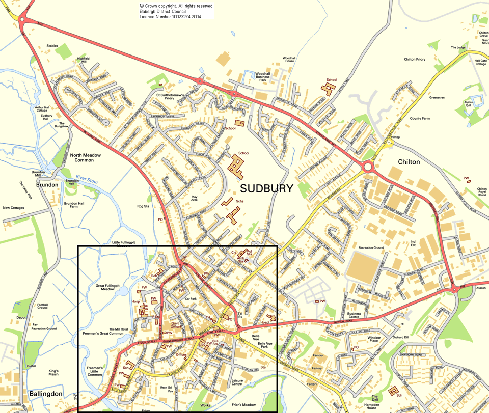 Sudbury map
