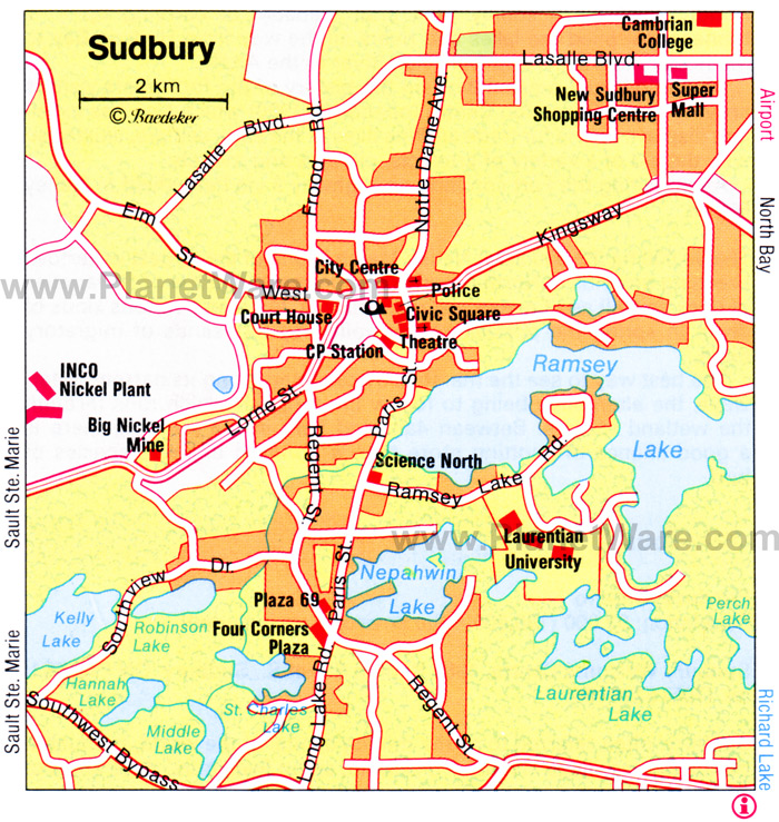 City Of Sudbury Maps Sudbury Map