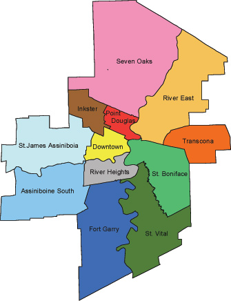 Winnipeg map