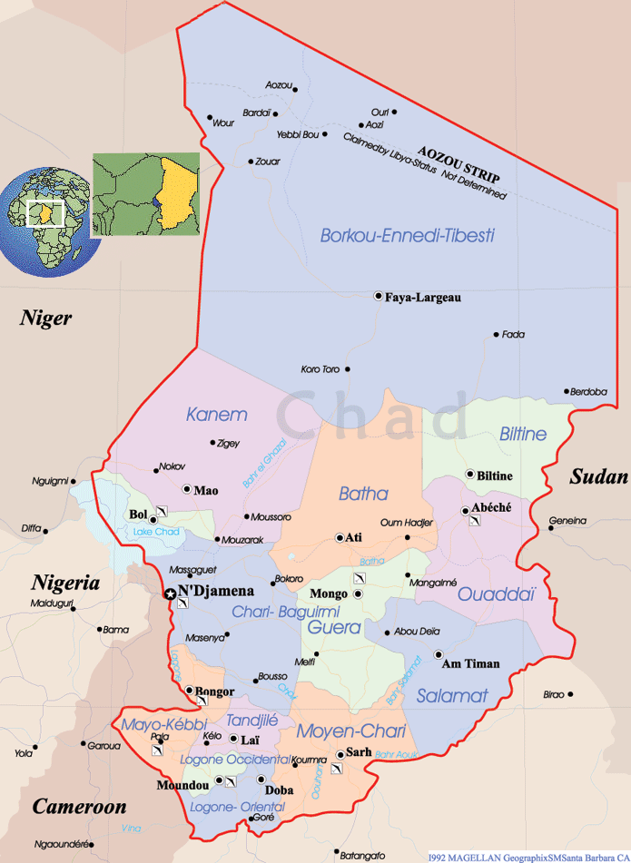 Chad Map