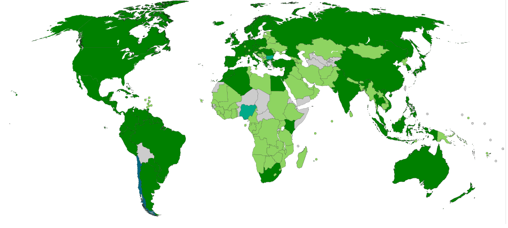 foreign relations of chile map