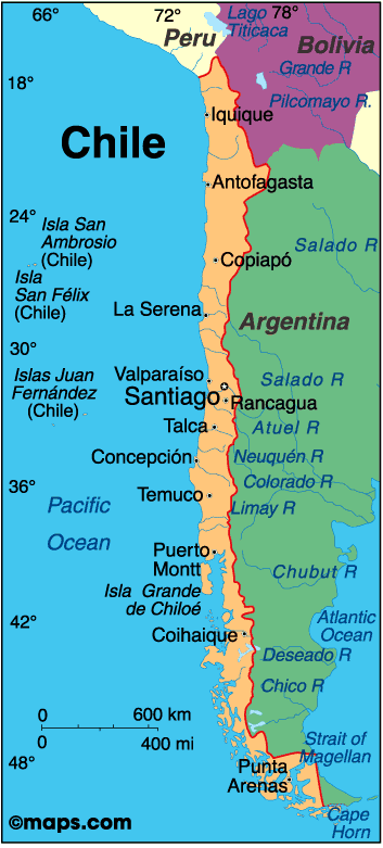 Maps of Chile