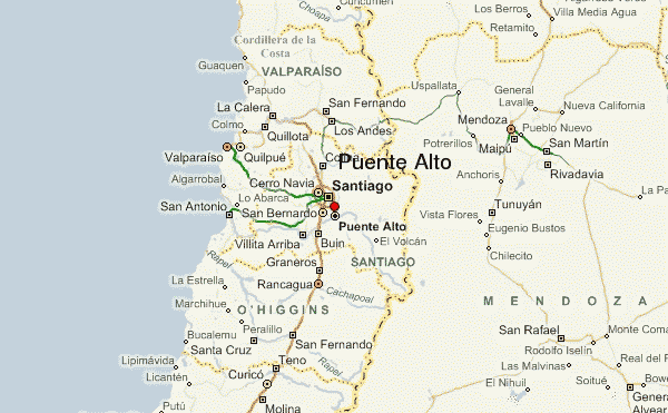 Puente Alto map