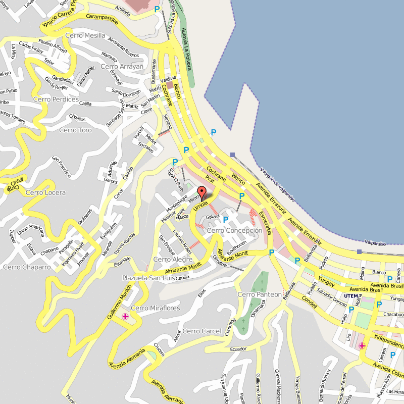 Valparaiso map