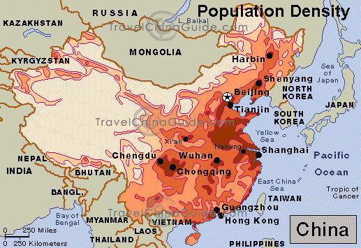 China Population Map