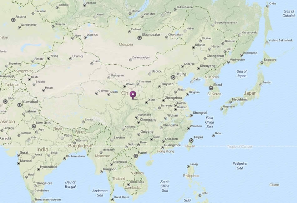 Map of China Google