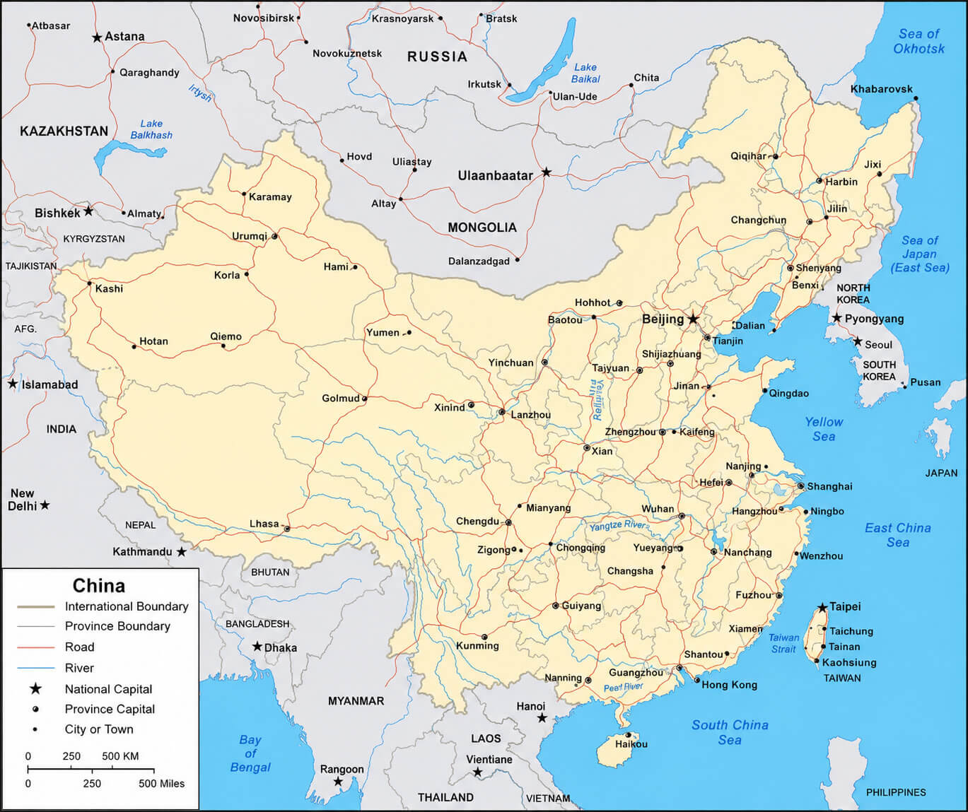 China political map