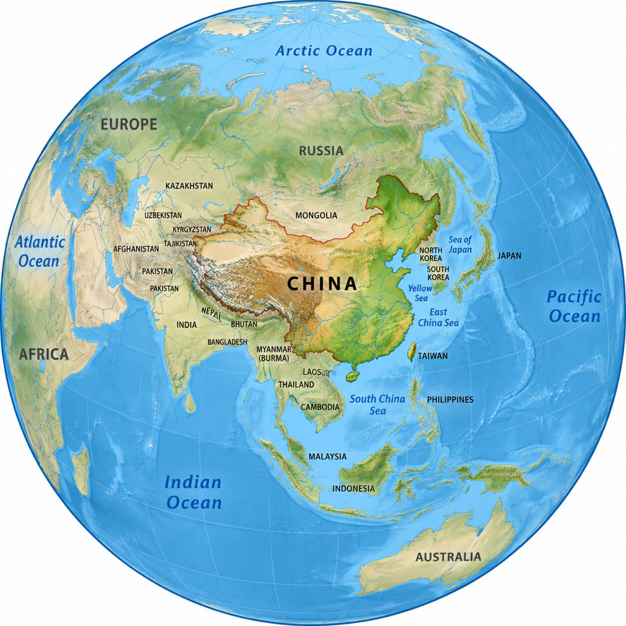Where Is China in the World