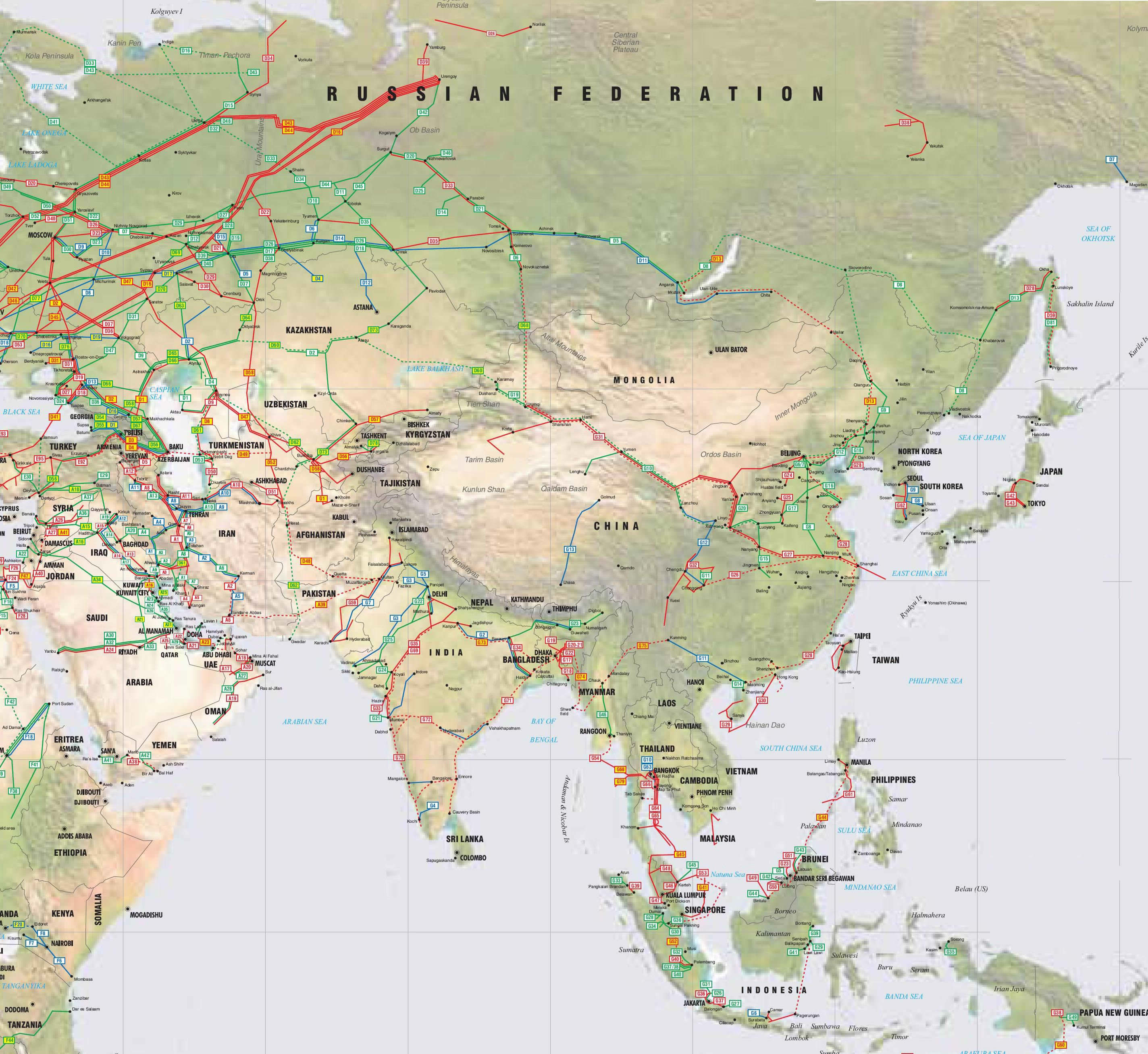 Ближняя евразия. Газовые трубопроводы Евразии. Карта газопроводов Евразии. Нефтепроводы Евразии. Схема газопроводов Евразии.