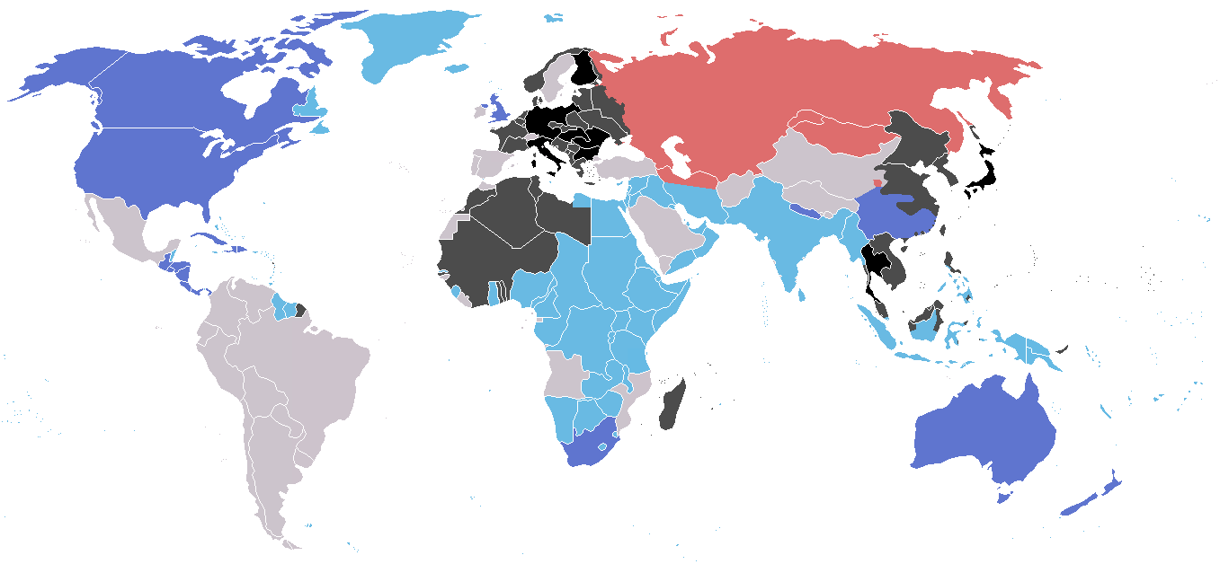World War II Map 1942