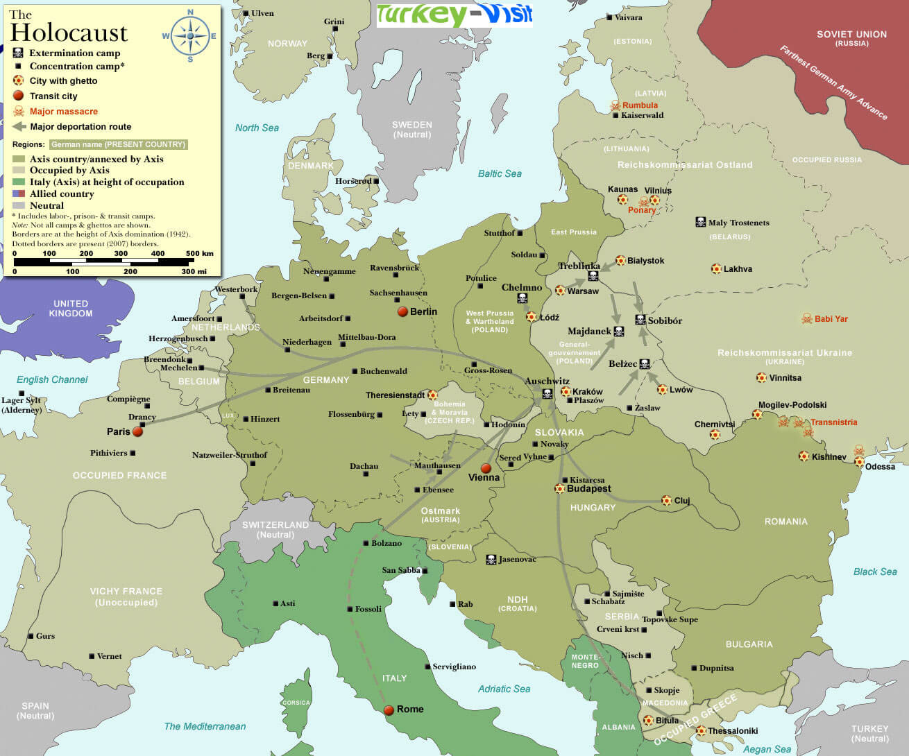 World War 2 Europe Map With Capitals