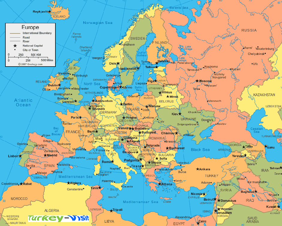 Europe Map