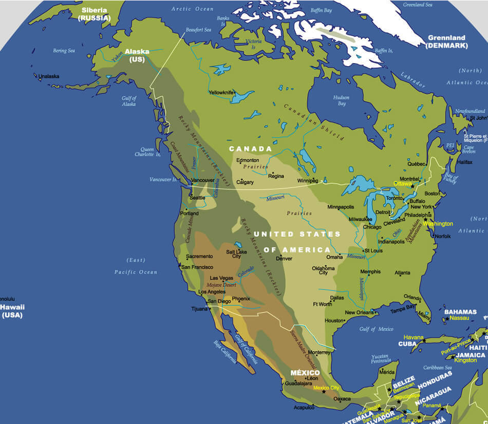 North America Map