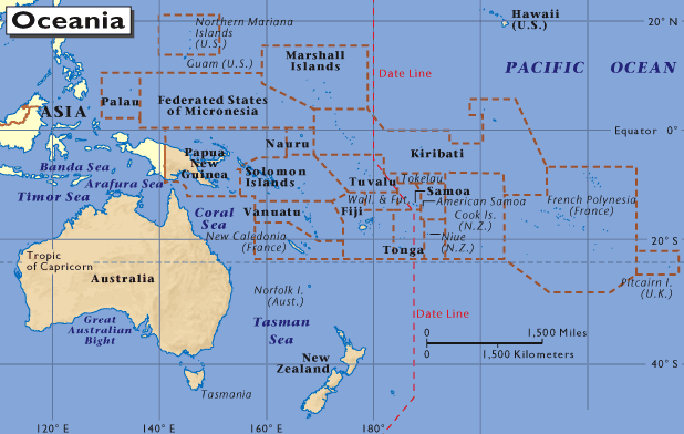 Oceania Maps