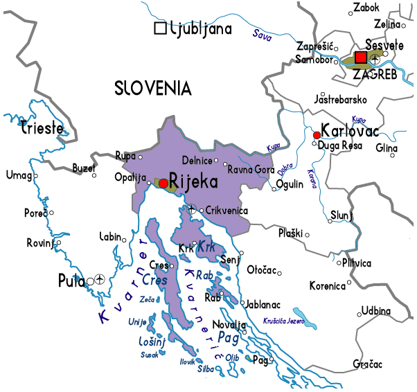 Rijeka map