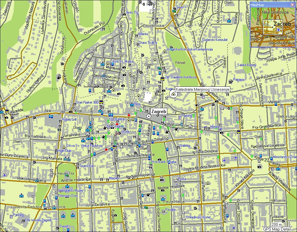 zagreb street map