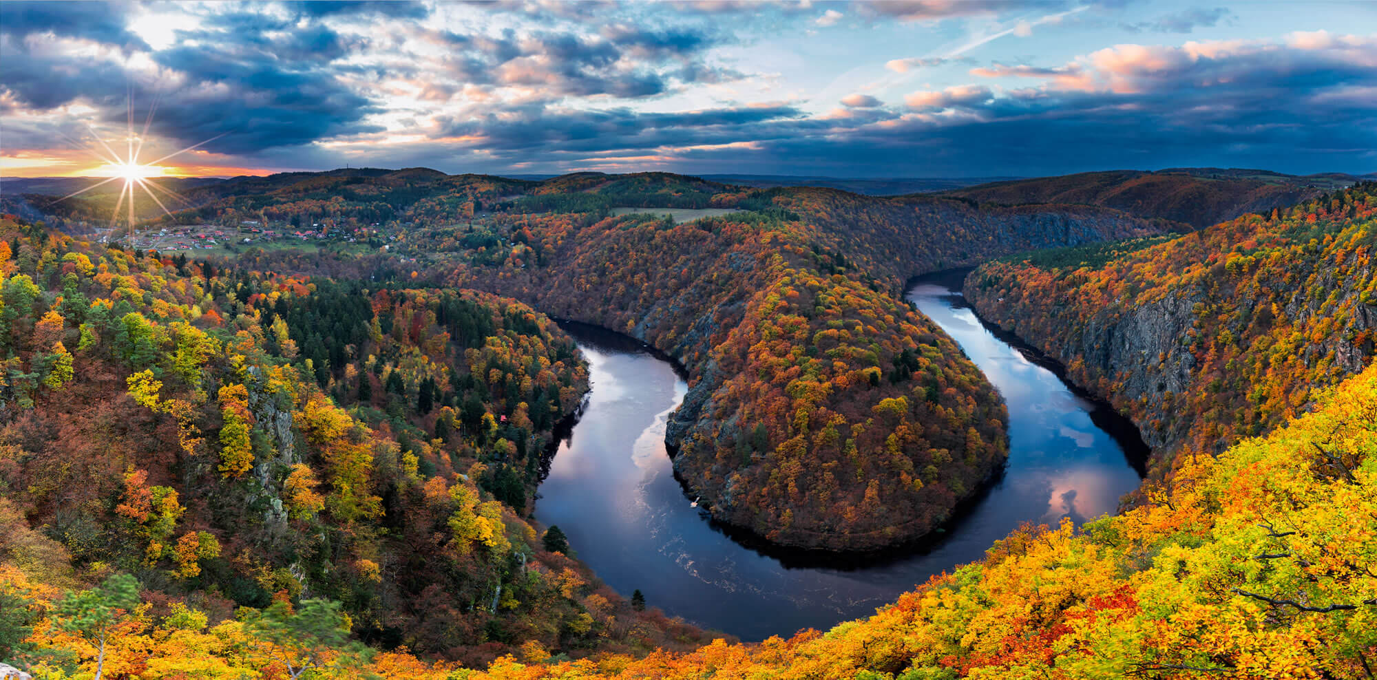 Vltava river, Czech republic