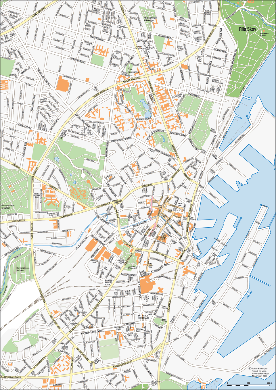 Arhus City map