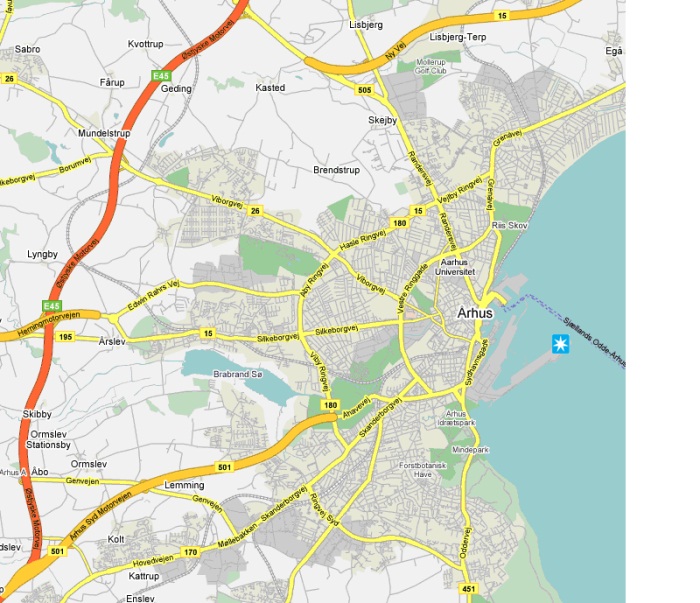 Arhus map