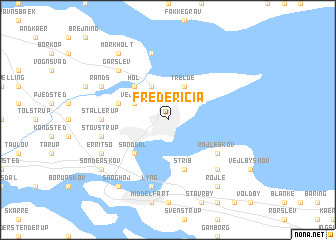 Fredericia map