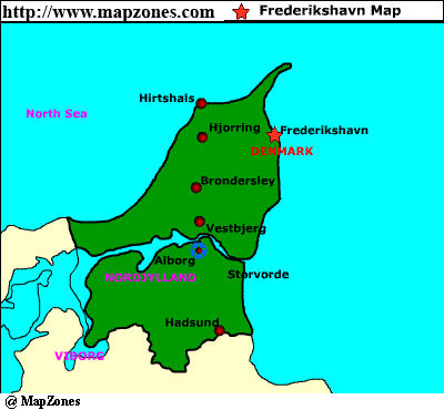 Frederikshavn map