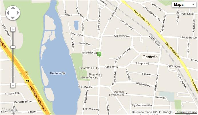 Gentofte map