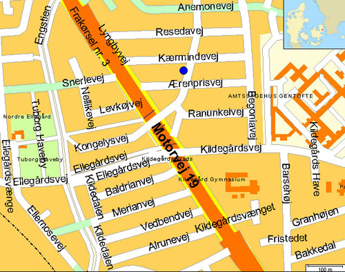 Gentofte map
