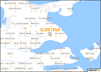 Glostrup map