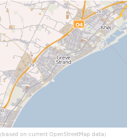 Greve Strand map