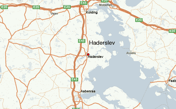 map of Haderslev