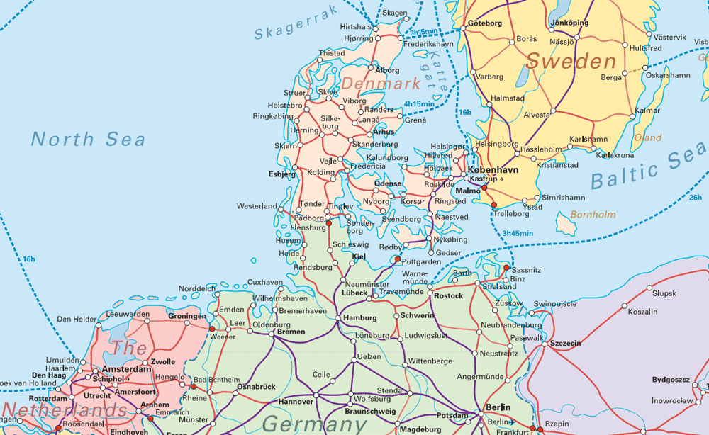 Denmark Map Herlev