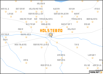 Holstebro map