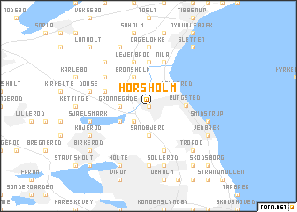 Horsholm map
