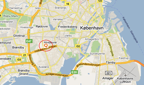map of Hvidovre