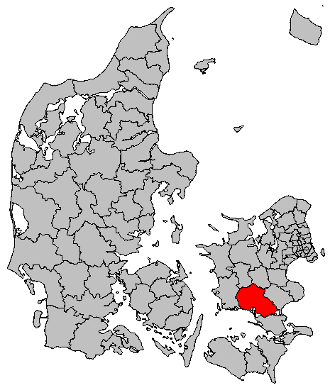 Naestved map denmark