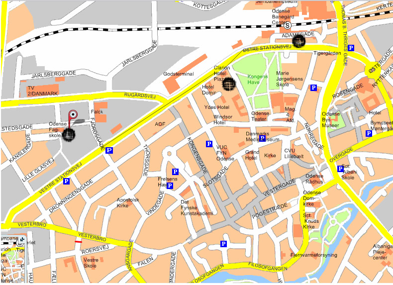 odense area map