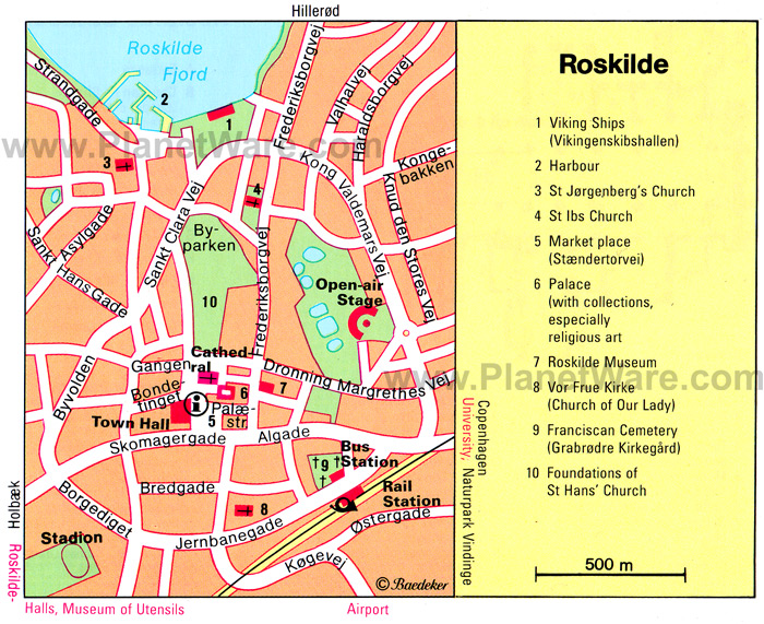 Roskilde map