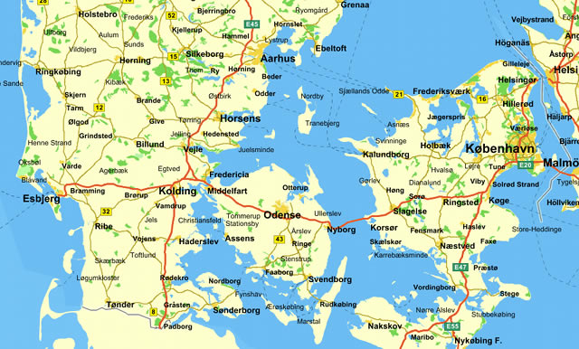 Denmark Sonderborg map