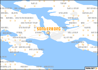 Sonderborg map