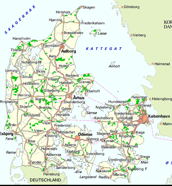 map Denmark Sonderborg
