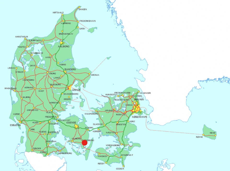 Svendborg Denmark map