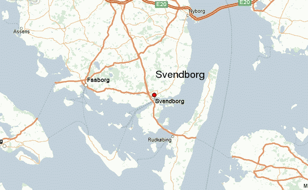 map of Svendborg