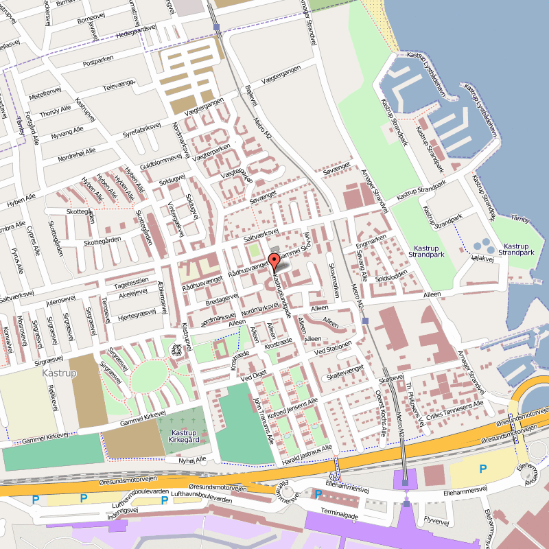 Tarnby city center map