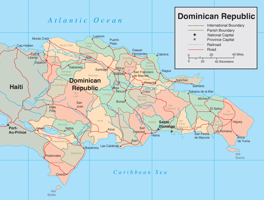 Dominican Republic Map