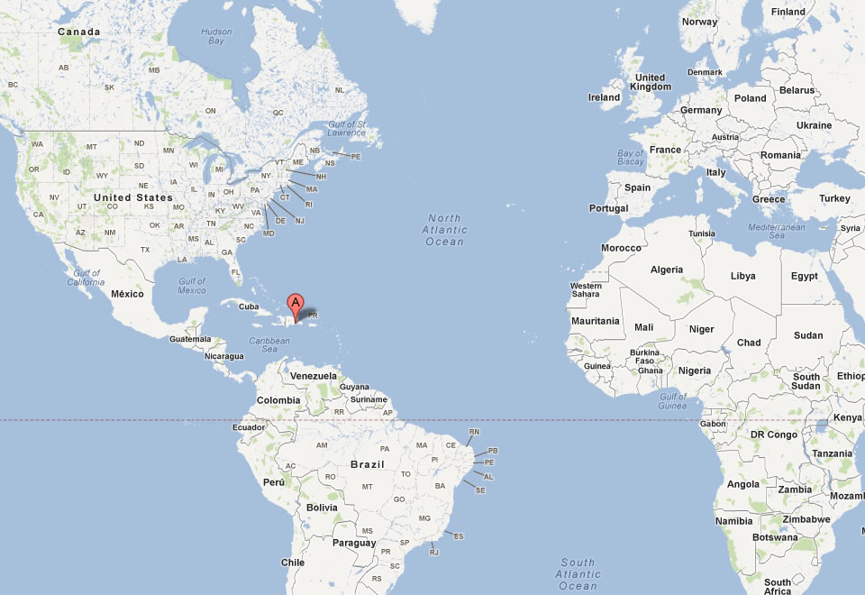 Santo Domingo On World Map Santo Domingo Map